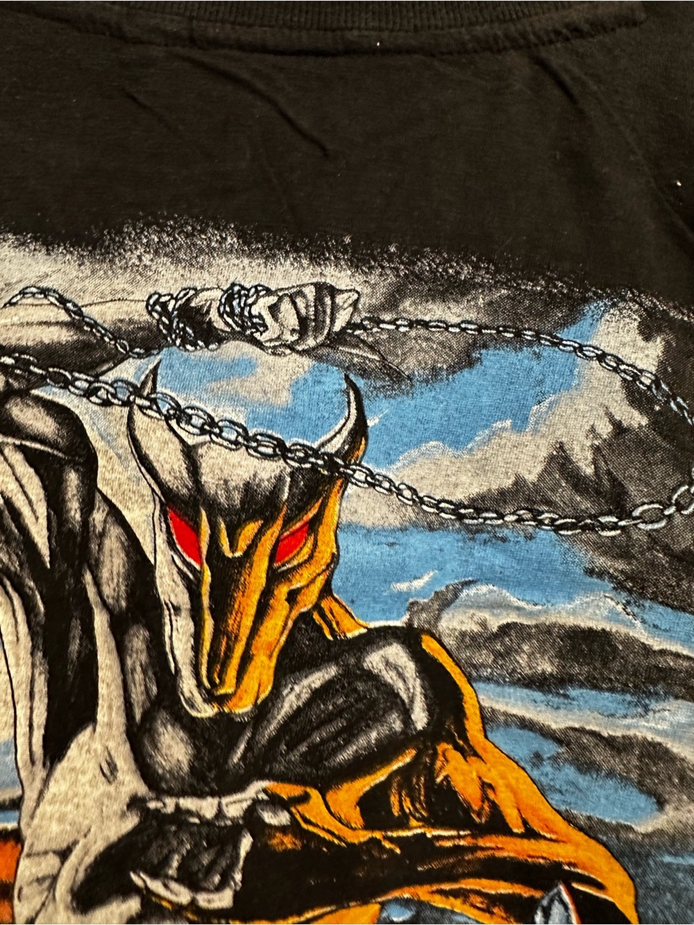 VTG ‘90 Authentic Dio Lock Up the World Tour. Sz: L Single stitch band tee. - Picture 15 of 16